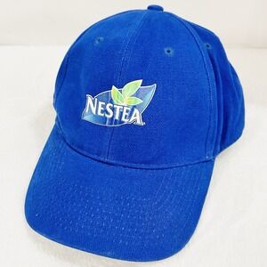 Nestea Logo Hat Cap Adjustable Strapback Blue Outdoors Workwear Casual Drink